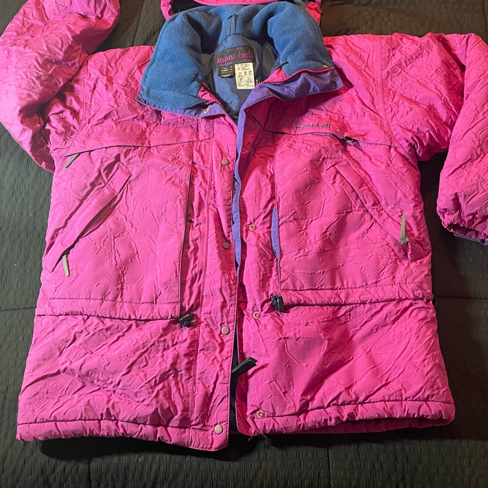 Vintage hot Pink Insulated Puffer Jacket adult L